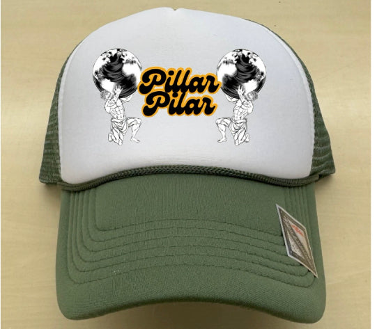 “Pillars Hold the World” Trucker Hat